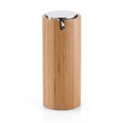 Dispenser sapone in bambà¹ con erogatore in plastica cromata Gedy serie Altea - Naturale