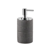 Dosasapone in resina con erogatore Gedy serie Petra - Grigio