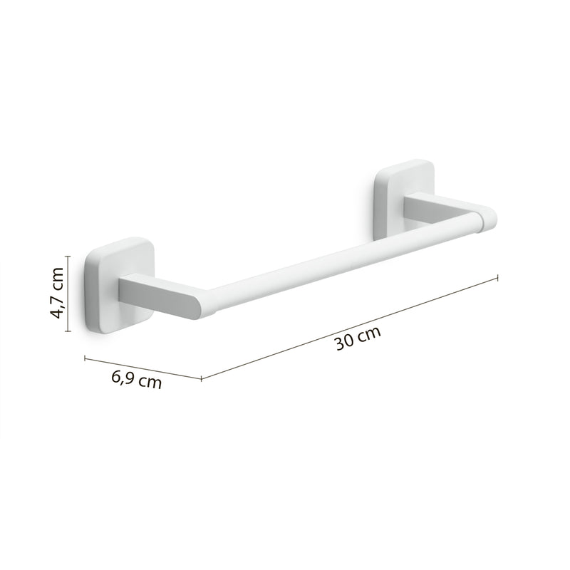 Portasalviette 30 cm Gedy modello Tonga 30x6.9xH4.7 cm - Bianco Matt by CeramicStore | Lo specialista del tuo bagno