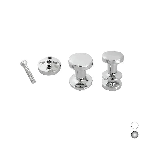Coppia appendini per termoarredo bianco