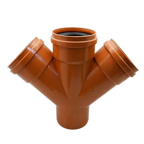 Braga doppia 100/45 ral 8023 diam. 100