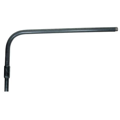Raccordo di transizione curvo rivestito filettato per gas diam. 40 x 1 1/4