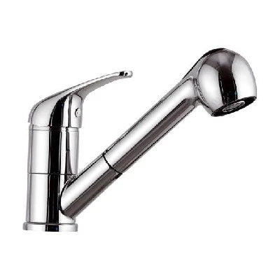 Miscelatore monoc. lavello doccia estraibile linea astro 2 cromo