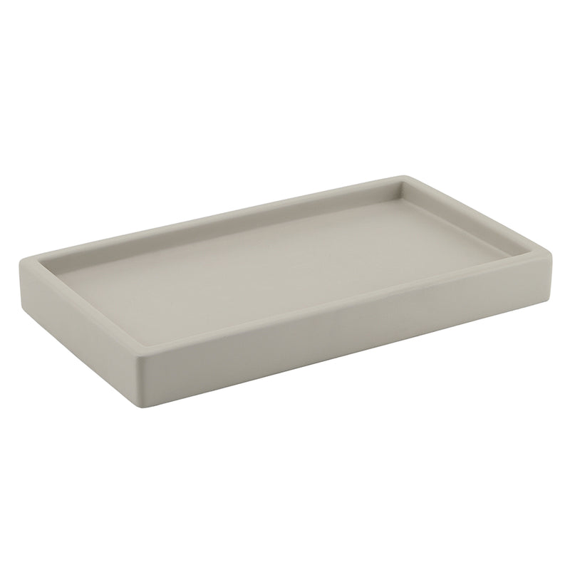 Vassoio portaoggetti in cemento Gedy serie Giunone - Grigio by CeramicStore | Lo specialista del tuo bagno