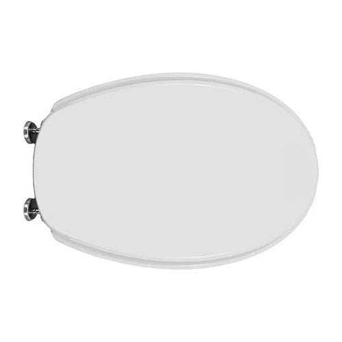 Sedile wc per tenax vaso ariete forma 1 bianco cerniere a passanti