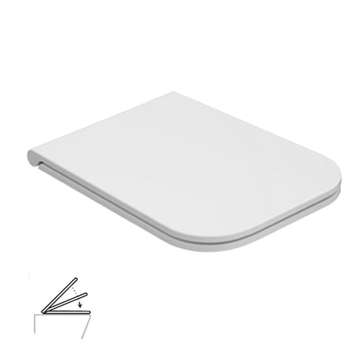 Coprivaso rimovibile STONE 56 bianco chiusura rallentata