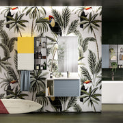 Composizione bagno sospesa con lavabo, specchio e pensili 70+80x200hx46 cm PIX7 by CeramicStore | Lo specialista del tuo bagno