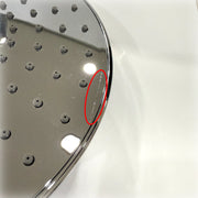 VERSIONE OUTLET - Soffione doccia Tondo in ABS diametro 220 mm con snodo e anticalcare by CeramicStore | Lo specialista del tuo bagno