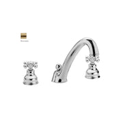 Batteria lavabo a 3 fori senza scarico Paffoni serie Viola - Bronzato by CeramicStore | Lo specialista del tuo bagno