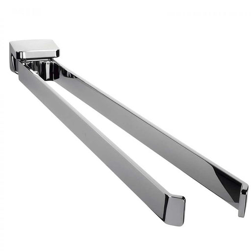 Porta Salviette doppio a snodo in ottone cromato lunghezza 38 cm Colombo Design collezione Alizà¨ Con fissaggio a tassello inclusi by CeramicStore | Lo specialista del tuo bagno