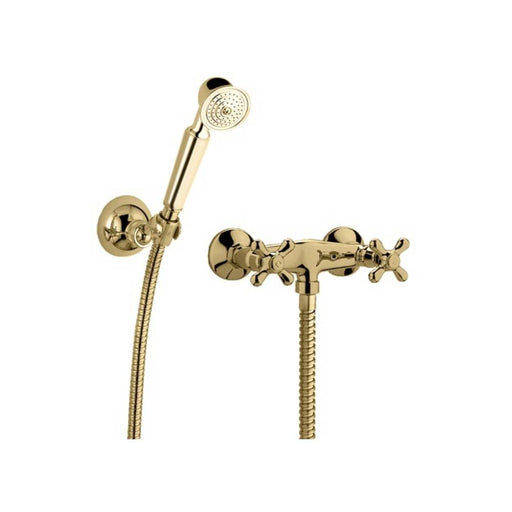 Gruppo doccia esterno con doccetta serie Iris modello IRV168DBR bronzo Paffoni by CeramicStore | Lo specialista del tuo bagno