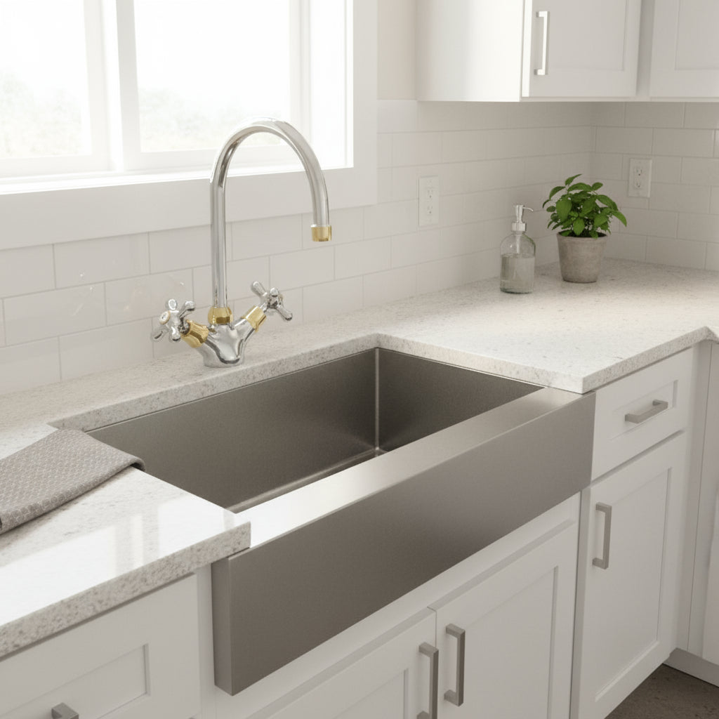 Gruppo monoforo lavello doppia leva serie Iris modello IRV180CO cromato oro Paffoni by CeramicStore | Lo specialista del tuo bagno