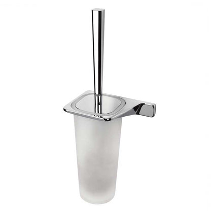Porta scopino WC sospeso in ottone cromato versione Sinistra Colombo Design collezione Alizà¨ Con fissaggio a tassello inclusi by CeramicStore | Lo specialista del tuo bagno