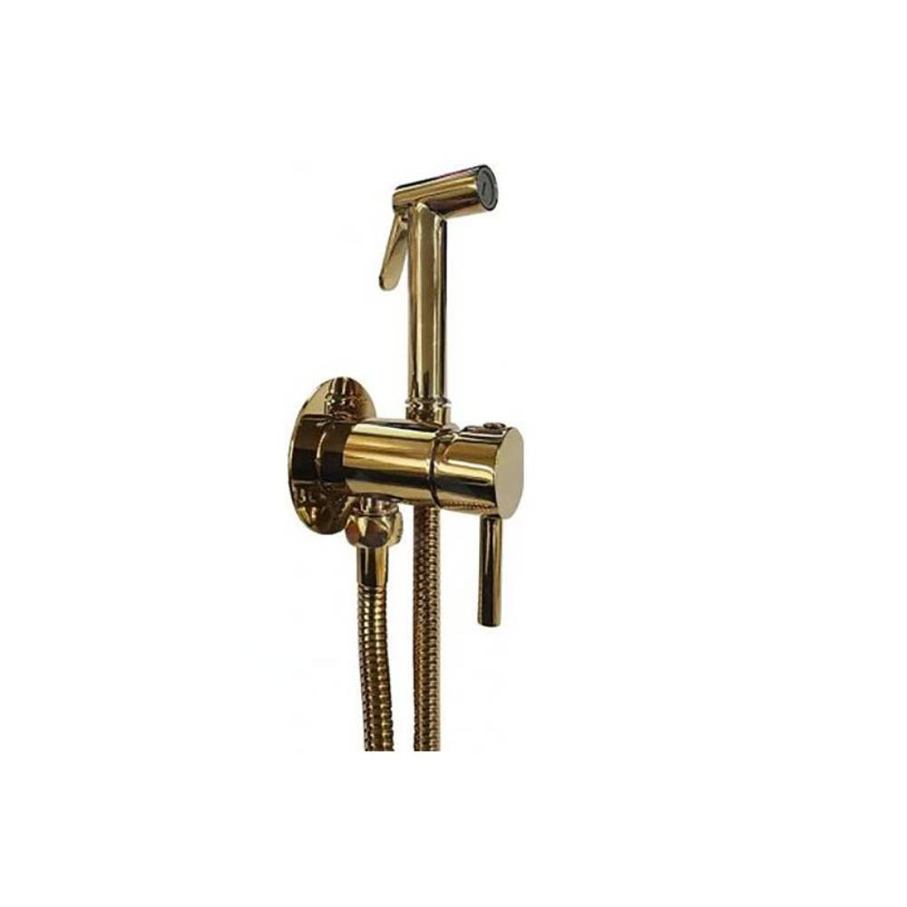 Set bidet con doccetta tondo e Flessibile Tweet Round modello ZDUP110HG oro Paffoni by CeramicStore | Lo specialista del tuo bagno