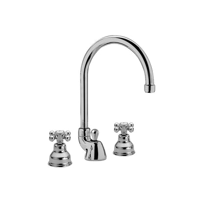 Batteria lavabo a 3 fori con canna orientabile Paffoni serie Viola - Cromato by CeramicStore | Lo specialista del tuo bagno