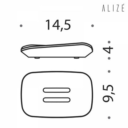 Porta sapone da appoggio in ottone cromato  Colombo Design collezione Alizà¨