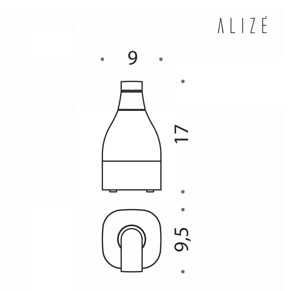 Dispenser Sapone da appoggio in ottone cromato  Colombo Design collezione Alizà¨
