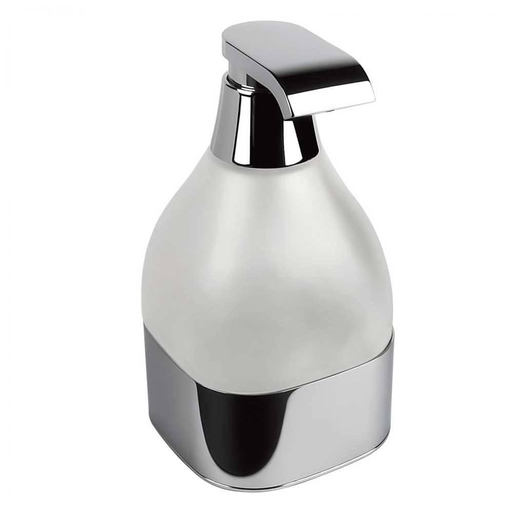 Dispenser Sapone da appoggio in ottone cromato  Colombo Design collezione Alizà¨