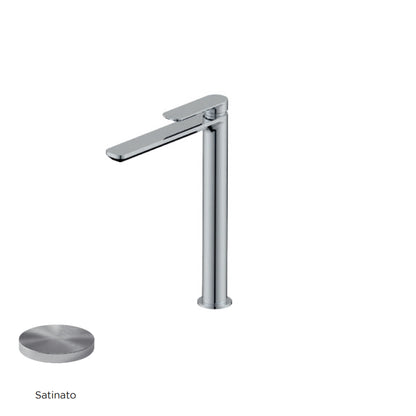 Miscelatore monocomando lavabo alto RubiFlux serie Azzurro - Satinato by CeramicStore | Lo specialista del tuo bagno