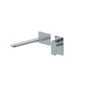 Miscelatore monocomando lavabo murale RubiFlux serie Azzurro canna 25 cm - Cromo by CeramicStore | Lo specialista del tuo bagno