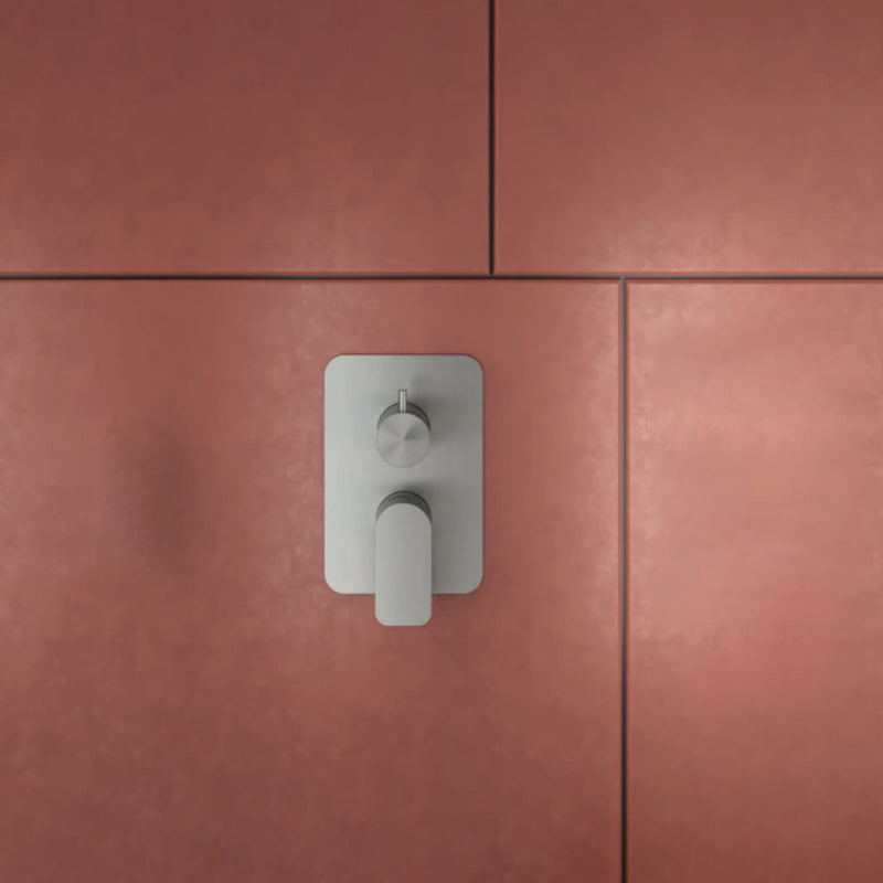 Miscelatore monocomando da incasso per doccia con deviatore RubiFlux serie Azzurro - Cromo by CeramicStore | Lo specialista del tuo bagno