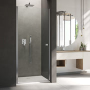 Porta doccia battente modello Ermes cm 70 in cristallo temperato da 6 mm by CeramicStore | Lo specialista del tuo bagno