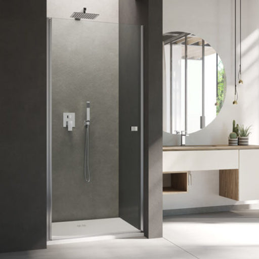 Porta doccia battente modello Ermes cm 82 in cristallo temperato mm 6 by CeramicStore | Lo specialista del tuo bagno