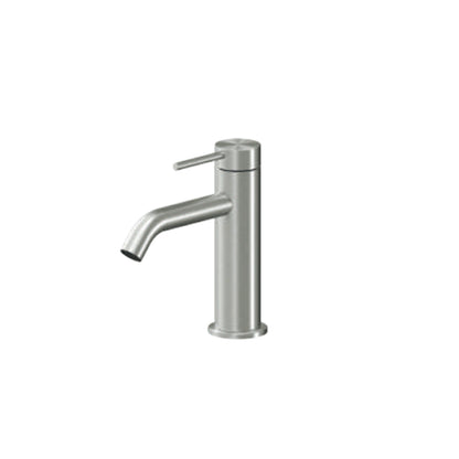Miscelatore monocomando lavabo RubiFlux serie Aria - Acciaio satinato by CeramicStore | Lo specialista del tuo bagno