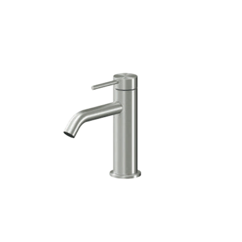 Miscelatore monocomando lavabo RubiFlux serie Aria - Acciaio satinato by CeramicStore | Lo specialista del tuo bagno