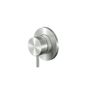 Miscelatore monocomando a incasso per doccia RubiFlux serie Aria - Acciaio satinato by CeramicStore | Lo specialista del tuo bagno