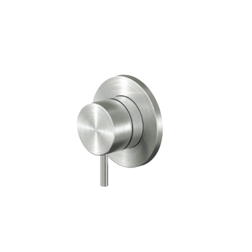 Miscelatore monocomando a incasso per doccia RubiFlux serie Aria - Acciaio satinato by CeramicStore | Lo specialista del tuo bagno