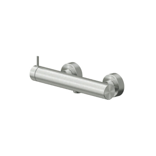 Miscelatore monocomando esterno per doccia RubiFlux serie Aria - Acciaio Satinato by CeramicStore | Lo specialista del tuo bagno
