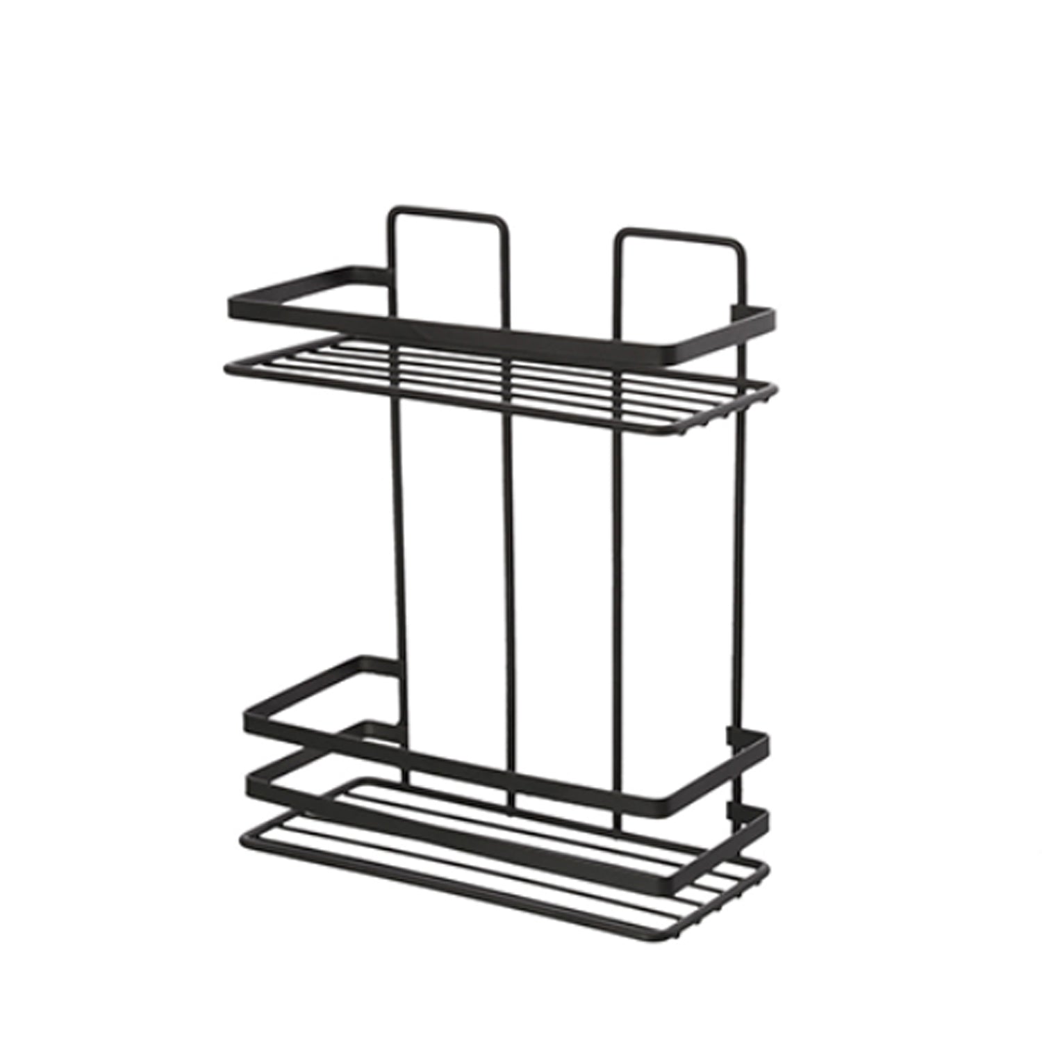 Cover Mensola Doccia Rettangolare - Due Ripiani Nero by CeramicStore | Lo specialista del tuo bagno