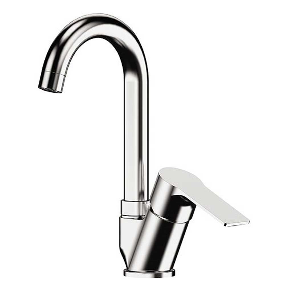 Miscelatore monocomando per lavello, con bocca corta girevole collezione Energy di Remer Rubinetterie by CeramicStore | Lo specialista del tuo bagno