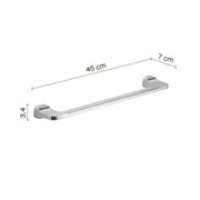 Porta asciugamani 45 cm in Acciaio Inox Gedy serie Stelvio - Cromato by CeramicStore | Lo specialista del tuo bagno