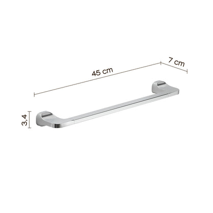 Porta asciugamani 45 cm in Acciaio Inox Gedy serie Stelvio - Cromato by CeramicStore | Lo specialista del tuo bagno