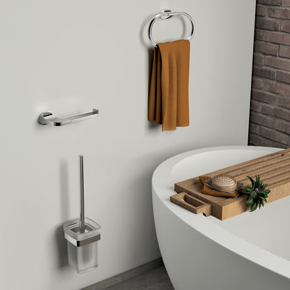 Porta asciugamani ad anello in Acciaio Inox Gedy serie Stelvio - Cromato by CeramicStore | Lo specialista del tuo bagno