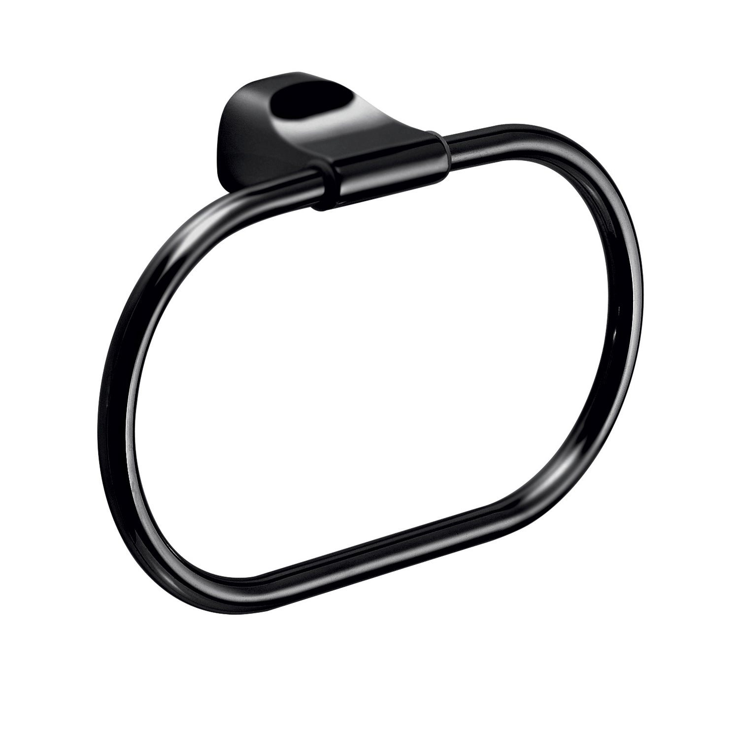 Porta asciugamani ad anello in Acciaio Inox Gedy serie Stelvio - Nero Matt by CeramicStore | Lo specialista del tuo bagno