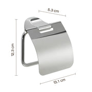 Portarotolo coperto a parete in Acciaio Inox Gedy serie Stelvio - Cromato