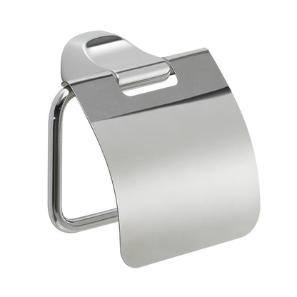 Portarotolo coperto a parete in Acciaio Inox Gedy serie Stelvio - Cromato