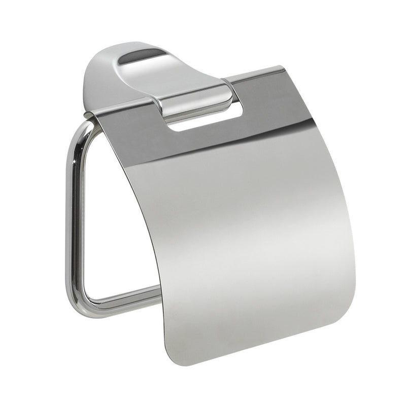 Portarotolo coperto a parete in Acciaio Inox Gedy serie Stelvio - Cromato