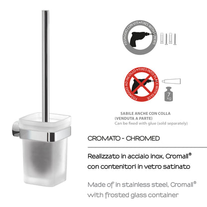 Scopino a parete in Acciaio Inox Gedy serie Stelvio - Cromato by CeramicStore | Lo specialista del tuo bagno