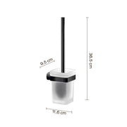 Scopino a parete in Acciaio Inox Gedy serie Stelvio - Nero Matt by CeramicStore | Lo specialista del tuo bagno