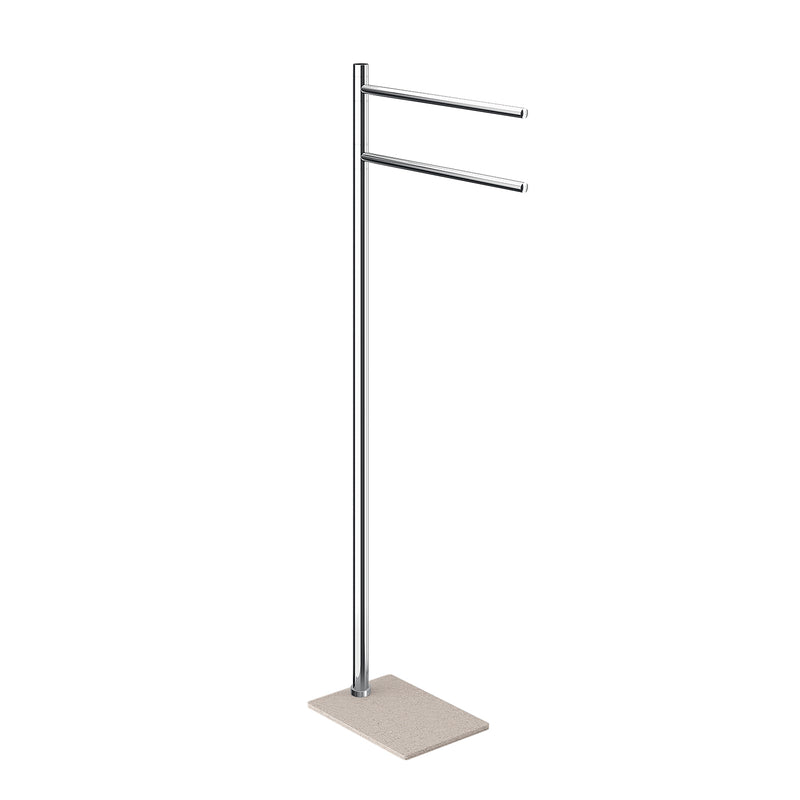 Piantana portasciugamani in Acciaio Inox Gedy serie Trilly - Beige