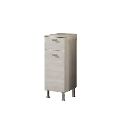 Mobiletto bagno a terra con un'anta e un cassetto modello Rimini Falegnameria Adriatica - Larice by CeramicStore | Lo specialista del tuo bagno