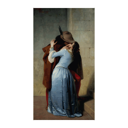 Termoarredo idraulico 120x58,5 cm interasse mm 50 Modello 'Il bacio di Hayez' Termocrea by CeramicStore | Lo specialista del tuo bagno