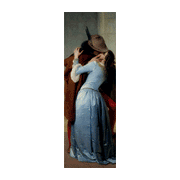 Termoarredo idraulico 120x36 cm interasse mm 50 Modello 'Il bacio di Hayez' Termocrea by CeramicStore | Lo specialista del tuo bagno