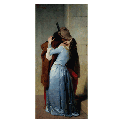 Termoarredo idraulico 120x51 cm interasse mm 50 Modello 'Il bacio di Hayez' Termocrea by CeramicStore | Lo specialista del tuo bagno