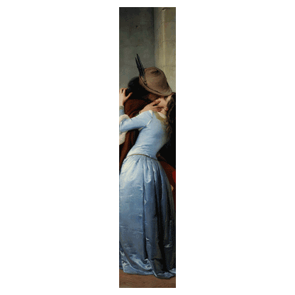 Termoarredo idraulico 200x36 cm interasse mm 50 Modello 'Il bacio di Hayez' Termocrea by CeramicStore | Lo specialista del tuo bagno