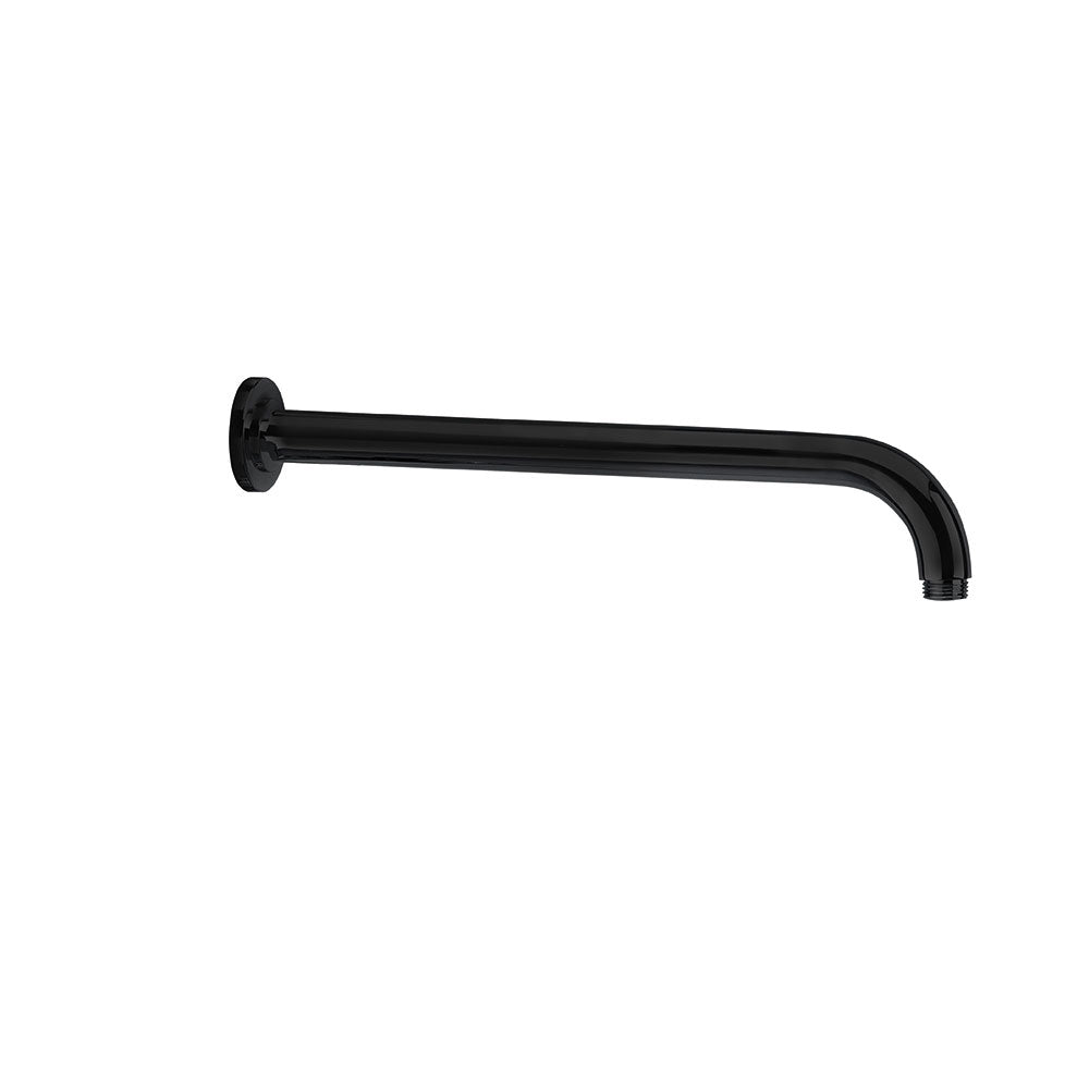 Braccio per soffione doccia rotondo a parete in ottone by GME - Nero opaco by CeramicStore | Lo specialista del tuo bagno